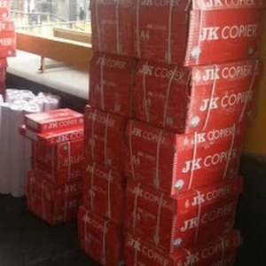 กระดาษถ่ายเอกสาร JKCP รุ่นไวท์ A4 สำหรับเครื่องถ่ายเอกสาร น้ำหนัก 80 แกรม มีจำหน่ายในน้ำหนัก 70 แกรม 75 แกรม 80 แกรม - Product Image 1