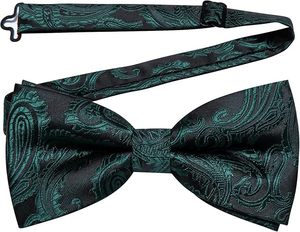 Elegante bordado de lujo estilo mariposa poliéster tejido masónico pajarita correas sublimado impreso transpirable gemelos Bowknot - Product Image 4