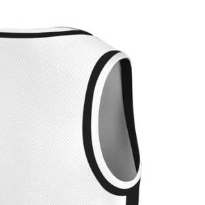 Maillot de basketball streetball style hip-hop, vêtement de sport décontracté, design durable, motif uni, prêt pour l'extérieur, vêtements athlétiques avant-gardistes - Product Image 2