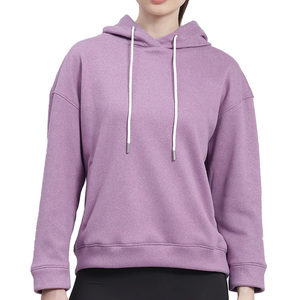 Cómoda Sudadera con capucha para mujer, jersey de lana cálido, sudadera de manga larga, ropa informal con bolsillo con cordón, atuendo perfecto para el estilo - Product Image 1