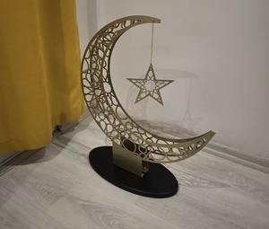 Elegante Figura Decorativa de Gimnasia en Metal, Objeto Escultural de Mesa, Adorno Único para Interiores Modernos, Espacios de Oficina, Inspirado en el Fitness - Product Image 1