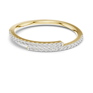 Anillo de Diamantes de Laboratorio de 0.16 CT para Mujer, Claridad VVS-VS EF, Oro de 18KT, 14KT, 10KT y Plata 925, Oro Rosa, Amarillo y Blanco - Product Image 2