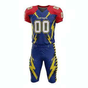 Ensemble de maillot et de pantalon de football américain personnalisé sublimé - Product Image 6