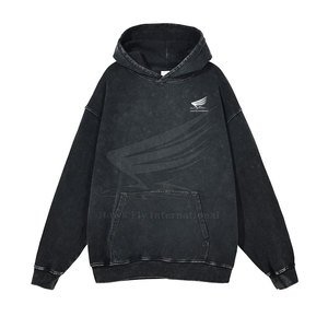 Dernier design, haute qualité, taille personnalisée, sweat à capuche pour homme d'hiver, fabriqué au Pakistan, coton mélangé respirant, lavage à la pierre - Product Image 1