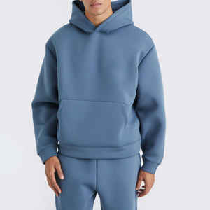 Survêtements de haute qualité 100% coton pour hommes, vêtements de sport en molleton personnalisés, jogging uni, survêtement surdimensionné - Product Image 5