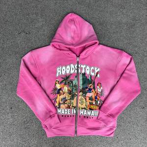 Préfet coupe sport édition la plus demandée sweat à capuche zippé bouffée imprimé fabriqué en usine sweats à capuche à bas prix hommes sweats à capuche - Product Image 1