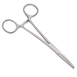 Pinzas Hemostáticas Quirúrgicas Kelly de Alta Calidad, Pinzas de Bloqueo Hemostáticas, Punta Curva/Recta - Product Image 2