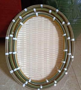 ไม้ไผ่สานทรงกลมทำมือสำหรับใส่ผลไม้หวายไม้ไผ่สาน - Product Image 2