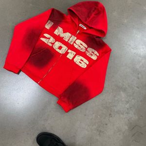 DTG เสื้อมีฮู้ดของผู้ชายเสื้อฮู้ดแนวสตรีทผ้าคอตตอน100% สกปรกซักได้ตามต้องการ - Product Image 2