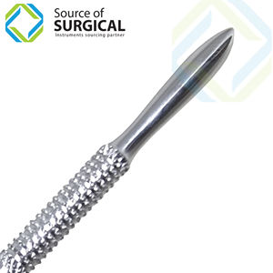 Empujador de cutículas de acero inoxidable de alta calidad profesional diseño plano cuadrado redondo y en ángulo para el cuidado de las uñas reutilizable y limpio - Product Image 6