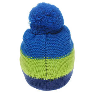 Bonnet Slouchy en acrylique à revers en tricot personnalisé Streetwear privé tissé Jacquard Bonnets Chapeaux Bonnet d'hiver - Product Image 4