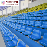 Bancs de tribune en aluminium, moulés par soufflage en HDPE, résistants aux UV, résistants aux chocs 2000N, couleur personnalisée, OEM