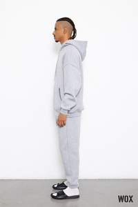 ชุดวอร์มแทรคสูทแบบมีฮู้ดผ้าฝ้ายแท้ 100% ทรงปกติ ไซส์พลัส สำหรับทุกเพศ ผลิตภัณฑ์คุณภาพสูงแบบ OEM ปี 2023 ขายส่งสไตล์คนเมือง - Product Image 3