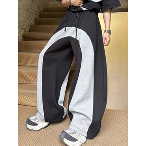 Top Trendy Product Best Quality OEM ODM Service Unisex Oversized Sweat Pants, Comfortable Baggy Fit Fleece Joggers - Product Image 3