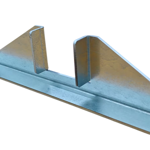 Supports de panneau de commande galvanisés de fabrication de tôle d'acier de coupe et de pliage personnalisés d'OEM pour le support structurel - Product Image 5