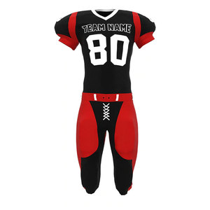 Nuevo diseño juvenil uniforme de fútbol americano manga corta transpirable camisas de talla grande estilo de verano precio al por mayor - Product Image 5