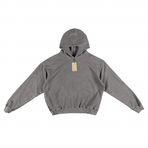 Sudaderas con capucha de lana pesada de doble capa unisex, diseño liso de algodón personalizable para hombres, venta al por mayor de invierno, colores personalizados requeridos - Product Image 3