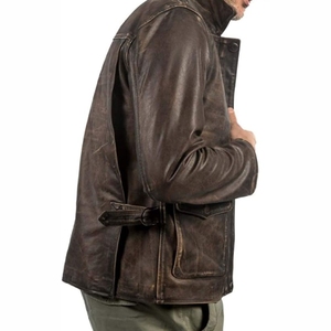 Nouveau 2025 quantité minimale de commande bas Exigeable qualité unique Blouson bombardier en peau de mouton personnalisé Veste en cuir de haute qualité - Product Image 5