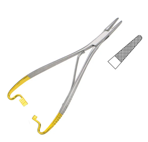 Instrument d'orthodontie dentaire de haute qualité de porte-aiguilles pince Mathieu TC Instruments chirurgicaux 20cm/8" - Product Image 4