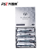 FYC 33mm Ronde Schijf Zwarte Shisha Houtskool Fruit Hout Hookah Geurloos Lange Brandduur Makkelijk aan te steken Premium Kwaliteit Schaal