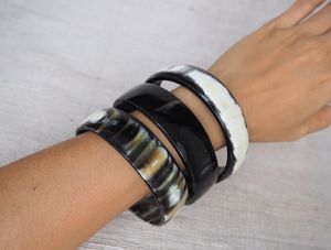 NOTE BANGLES BRACELETS BUFFALO CORNE MODERNE BANGLES et Bracelets En Gros Date Mode Artisanat Bracelet - Product Image 6