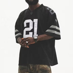 Maillot de football américain avec impression de sublimation complète et col en V pour un usage professionnel Maillot de football américain de coupe personnalisée - Product Image 1