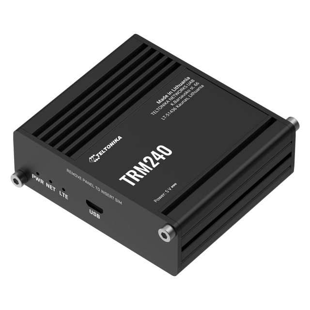 TRM240 Industrial Wireless Cellular Modem with SIM Card Slot Private Mold Made in LT