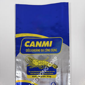 Bolsas tejidas de PE laminadas MCPP con revestimiento de PE fabricadas en Vietnam para bolsas de plástico para envasado de mariscos y piensos acuáticos - Product Image 1
