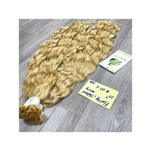 I Tip Hair Extension Natural Pengiriman Cepat Grosir 100% Asli Mentah #10.1 Warna Grosir Rambut Manusia Remy Rusia