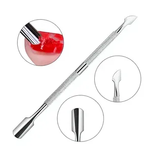 Dual-End Stainless Steel Nail Pusher <b>Tool</b> Set for Manicure & <b>Pedicure</b> Reusable Durable - Product Image 2