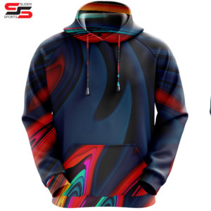 Sudaderas con capucha personalizadas Sublimación Sudaderas con capucha de lana pesada 100% Poliéster para deportes - Product Image 6