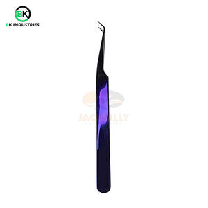 Professional <b>Eyelash</b> Tweezers for Salon Lash Extension Curved <b>Eyelash</b> Tweezers for Precision Lash <b>Application</b> - Product Image 6