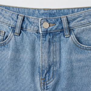 Pantalons en jean pour femmes, arrivée de nouveaux pantalons en jean pour femmes, pantalons en denim respirants, pantalons décontractés amples, pantalons en denim patchwork, bas tendance à la mode - Product Image 4