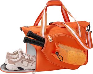 High Quality Unisex Pickleball Tote <b>Bag</b> with Shoe Compartment 30-<b>40L</b> Capacity OEM/ODM Supported Vietnam Factory - Product Image 1