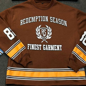 เสื้อสเวตเตอร์ผ้าฝ้ายสำหรับผู้ชายเสื้อสเวตเชิ้ตสำหรับผู้ชายดีไซน์หรูหราใหม่มีสี่สีให้เลือก - Product Image 5