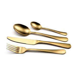 ชุดเครื่องใช้บนโต๊ะอาหารทองเหลืองที่ขายดีที่สุดชุดเครื่องใช้บนโต๊ะอาหารสีทองคุณภาพสูงราคาไม่แพง - Product Image 4