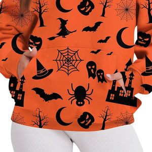 Custom Women Oversized Fleece Hoodie Long Cotton Pullover Sweatshirt Plus-Size Streetwear Hoodies with New Design - Product Image 3