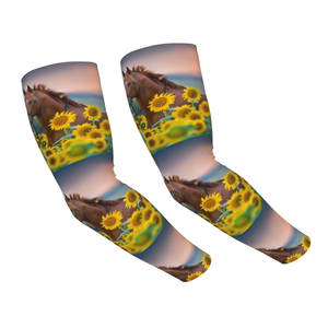 Manga de Compresión Deportiva Personalizada con Estampado Elegante para Corredores de Maratón, Triatlón y Ciclismo - Product Image 2