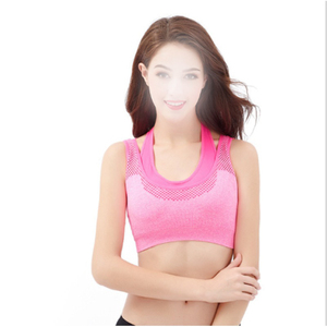 Sujetador deportivo transpirable para mujer, top de fitness, sujetador de yoga push-up, sujetador deportivo sin costuras con espalda cruzada, muy vendido en Pakistán. - Product Image 5
