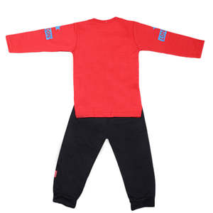 ชุดสูทเด็กชายแขนยาว 2 ชิ้น - สีแดง - Product Image 4