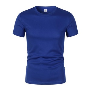 Premium décontracté plaine respirant hommes T-shirts été 100% coton biologique t-shirts haute qualité personnalisé col rond t-shirts - Product Image 3