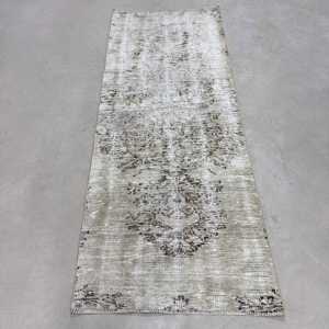 Tapis vintage, tapis turc 2,6x6,7 pieds, tapis oriental en laine gris - Product Image 1