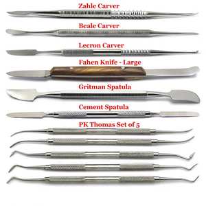 Kit de 11 piezas de instrumentos de cera para laboratorio dental, cuchillos para cera, espátulas para mezclar, herramientas dentales - Product Image 2