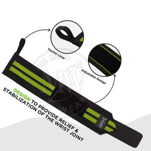 Muñequera de entrenamiento de potencia de fitness personalizada para gimnasio 2025 Producto más vendido Muñequera de mano - Product Image 6