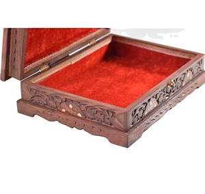 Enhance Your Bedroom with a Rosewood Foldable Holy <b>Book</b> Holder with Storage <b>Box</b> Traditional Design - Product Image 5