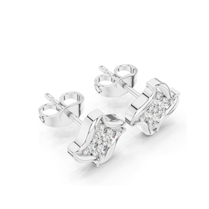 ต่างหูเพชรทรงดาว 3.51 กะรัต คุณภาพ VVS-VS ระดับความใส EF  ทอง 18KT, 14KT, 10KT และเงิน 925 สีโรสโกลด์, สีเหลือง, สีขาว - Product Image 5