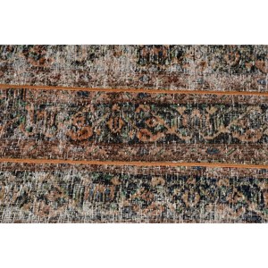 2.1x3.2 ft Rug, Turkish Vintage Small Rug, <b>Brown</b> <b>Wool</b> Rug - Product Image 4