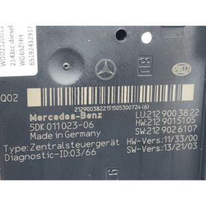 CENTRALINE SAM MERCEDES Classe E Berline W212 A2129003822 651924 Diesel 2143 (09>) - Product Image 4