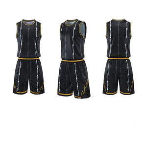 Conception d'uniforme de basket-ball 2025 nouveau Polyester uniforme de basket-ball à séchage rapide ensemble de maillot de basket-ball en gros - Product Image 3