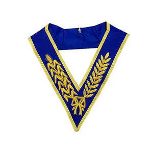 Top vente bleu Lodge collier ensemble bleu Machine broderie maçonnique artisanat colliers de haute qualité - Product Image 4